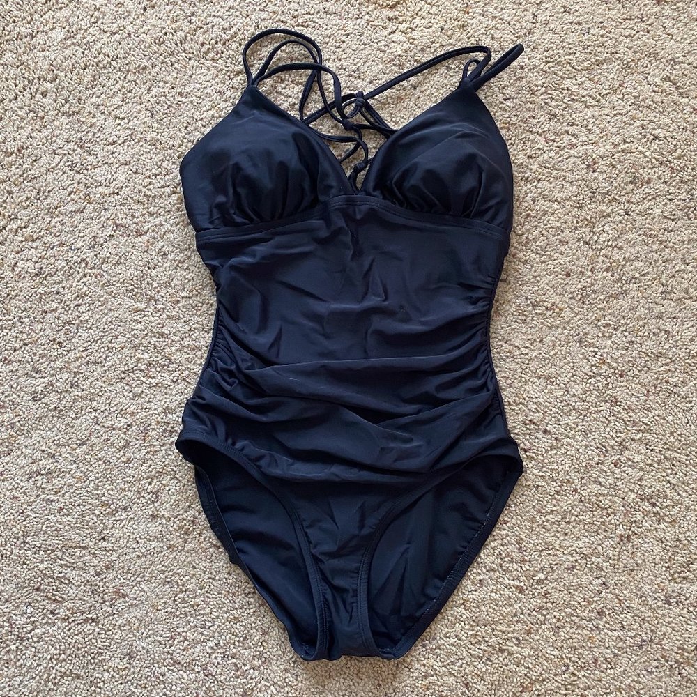 Black One Piece Swimsuit